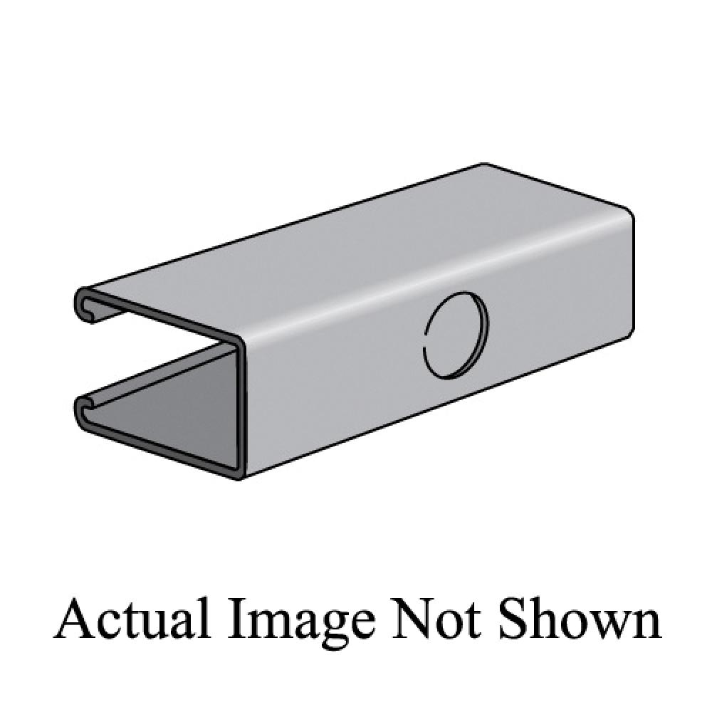 CHANNEL 7/8IN 6IN 12GA 20FT 1-5/8IN STL