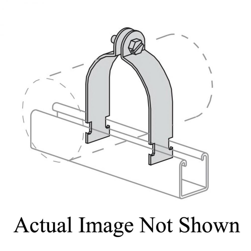 CLAMP CONDUIT 1-1/4IN 600LB AL 0.075IN