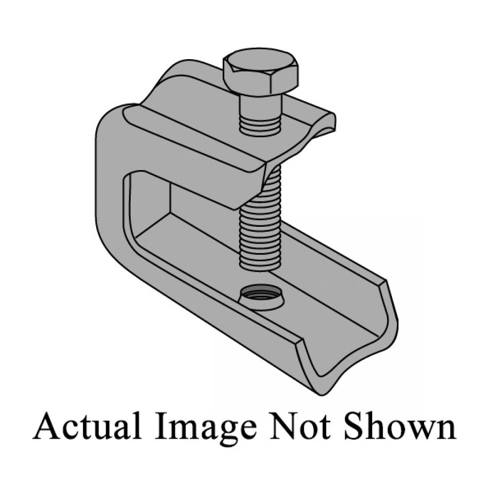 CLAMP BEAM ROD THD 1/4IN 75LB STL 9/16IN