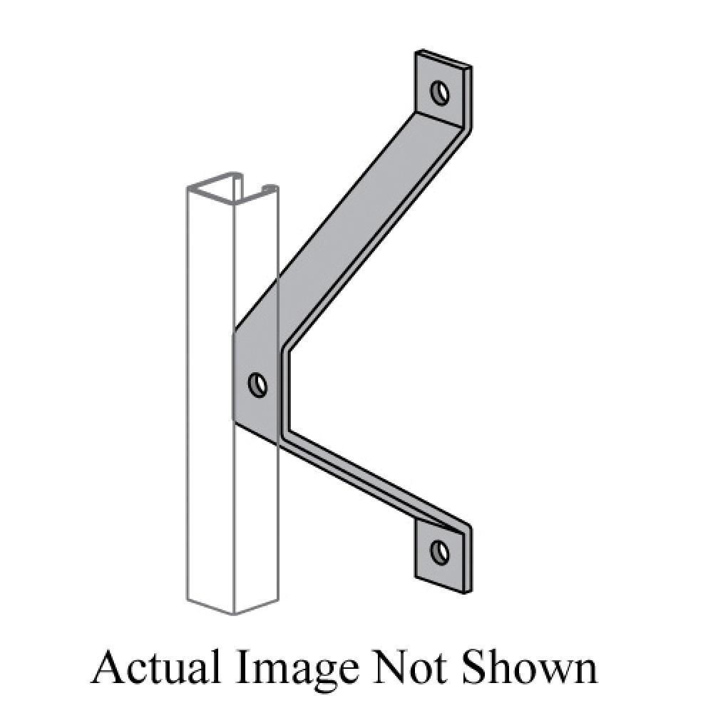 BRACKET LAD WALL 6-3/8IN 1-5/8IN 1/4IN