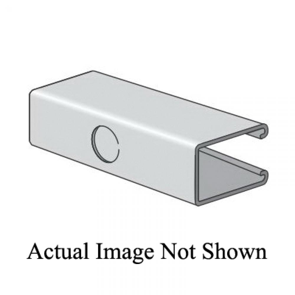 CHANNEL 7/8IN 6IN 12GA 20FT 1-5/8IN STL