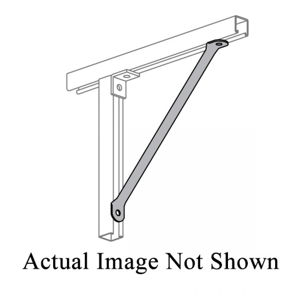 BRACES KNEE TUBULAR 2 30IN 1/4IN STL