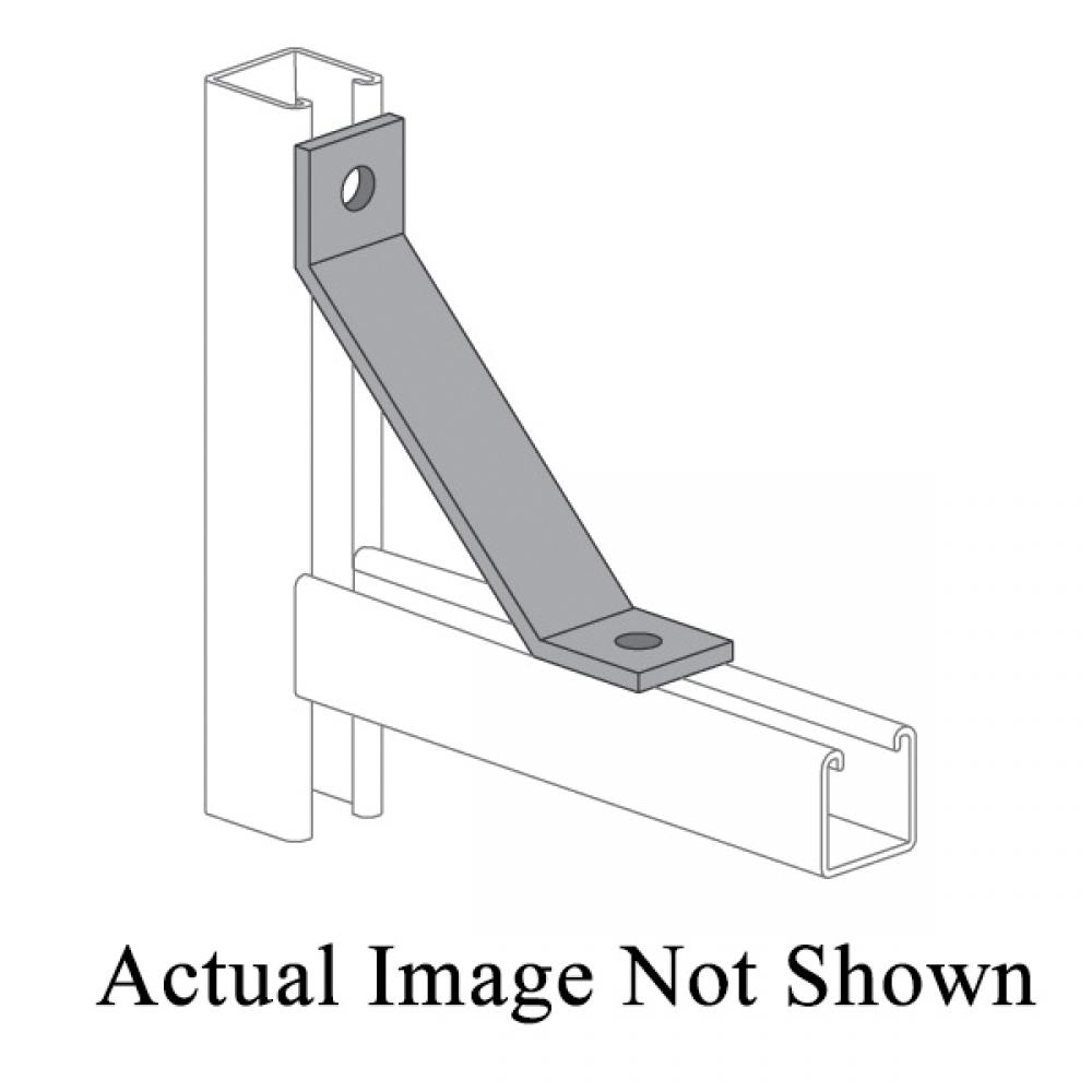 BRACE STRUT 2 24IN 1-5/8IN 1/4IN STL