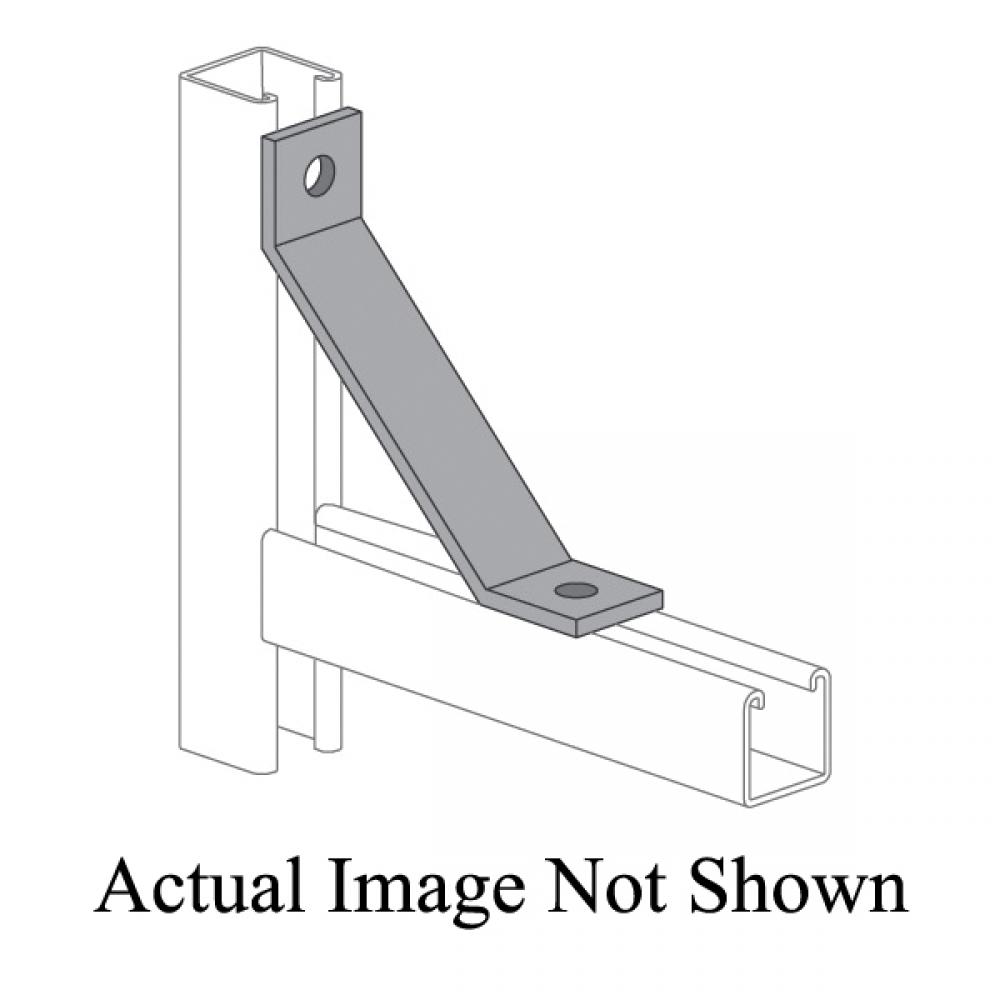 BRACE STRUT 12IN 1-5/8IN 1/4IN STL