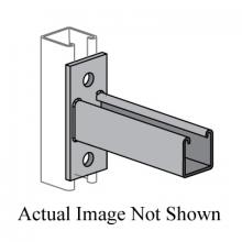 Atkore PS-651-9-GR - BRACKET STRUT 9IN 2IN 1/4IN STL 4-5/8IN
