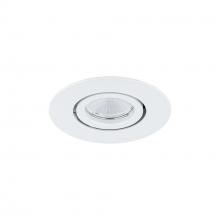 WAC US R2BRA-SCS-WT - Ocular 2.0 5CCT Round Adjustable Trim and Remodel Housing with New Construction Frame-In Kit and D