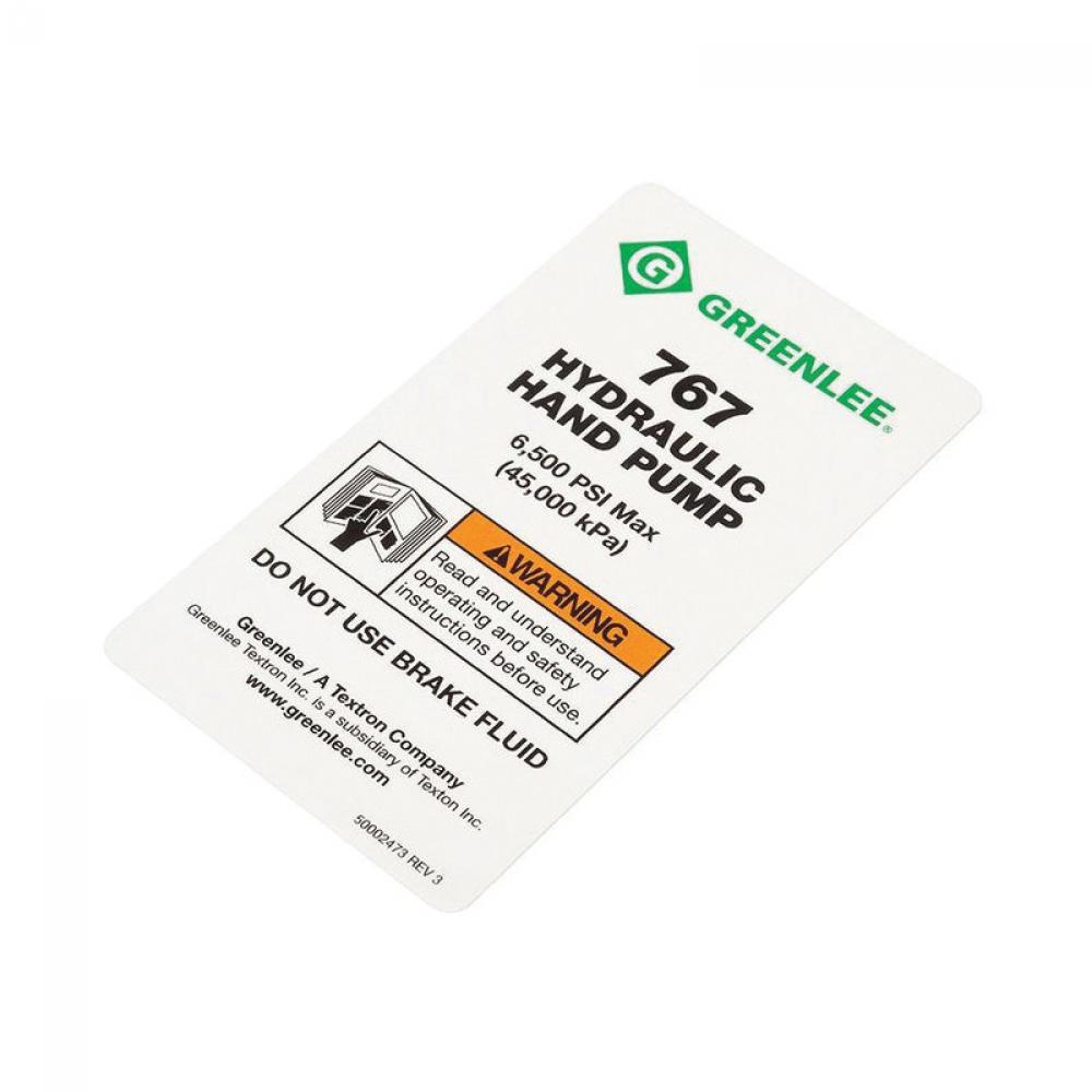 Greenlee Textron 00247