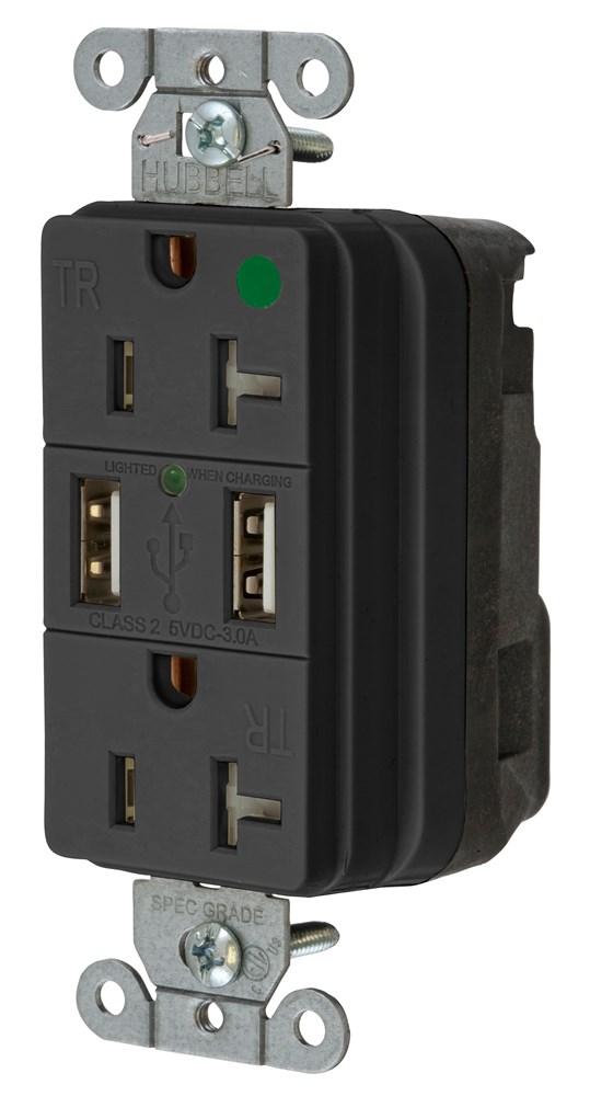 Hubbell SNAP8300USBBK