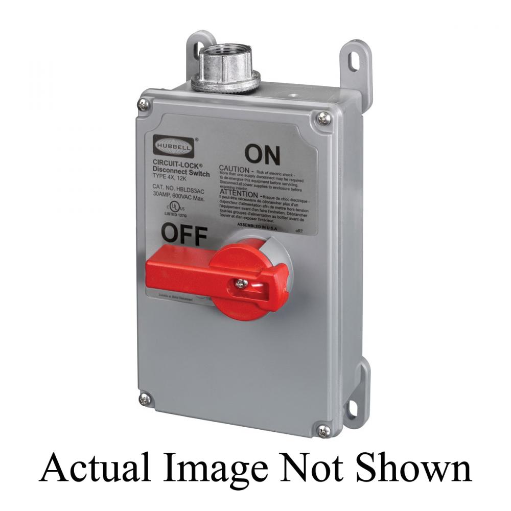 Hubbell HBLDS3VFDBLK