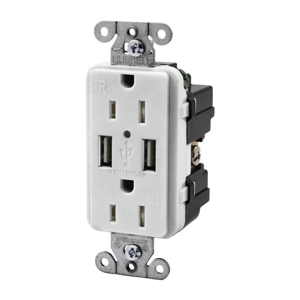 Hubbell USB15X2W